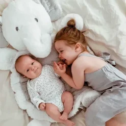 Plush 31" Elephant Baby Mat