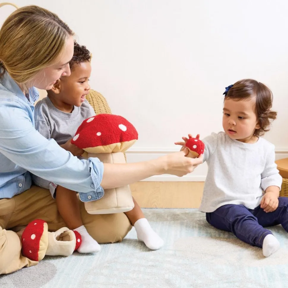 Plush Mushrooms Set of 4