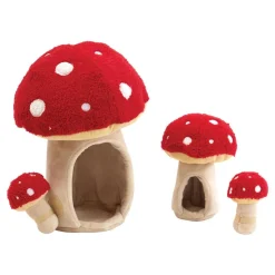 Plush Mushrooms Set of 4