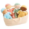Plush Soft 10" Cuddle Dolls Set of 4