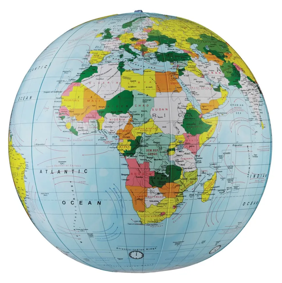 12" Political Inflatable Globe