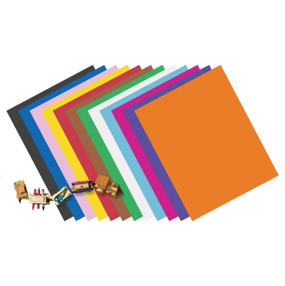Poster Board 22" x 28" Assorted Colors 100 Sheets