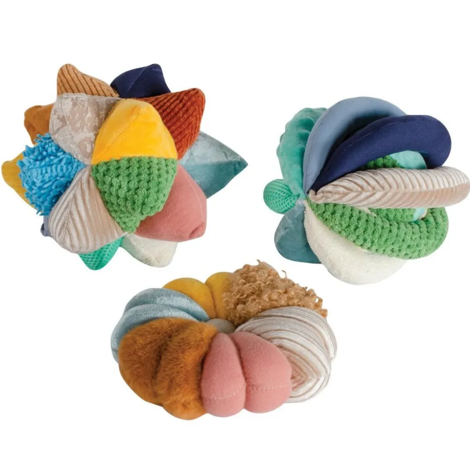 Poufs and Points Plush Balls Set of 3
