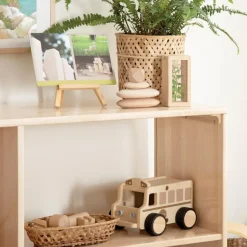 Premium Solid Maple 5-Compartment Storage Unit