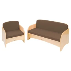 Premium Solid Maple Couch and Chair