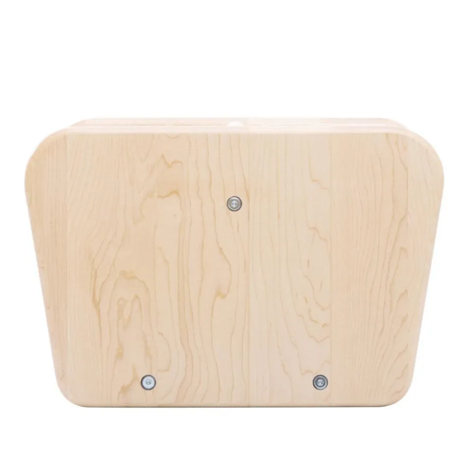 Premium Solid Maple "I Can See" Book Bin