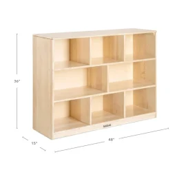 Premium Solid Maple Multipurpose Shelf Storage