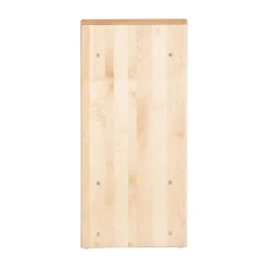 Premium Solid Maple 4-Section Toddler Locker