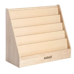 Premium Solid Maple 5-Shelf Book Display
