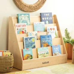 Premium Solid Maple 5-Shelf Book Display