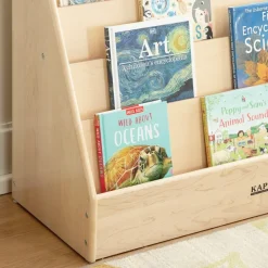 Premium Solid Maple 5-Shelf Book Display