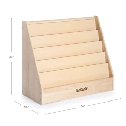 Premium Solid Maple 5-Shelf Book Display
