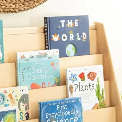 Premium Solid Maple 5-Shelf Book Display