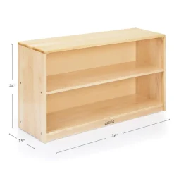 Premium Solid Maple Shelf Storage
