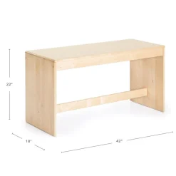 Premium Solid Maple Student Desk 22
