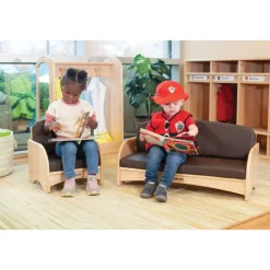 Premium Solid Maple Toddler Couch and Chair
