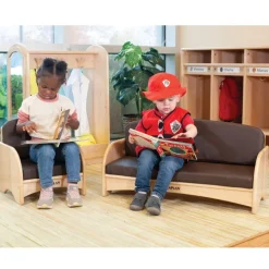 Premium Solid Maple Toddler Couch and Chair