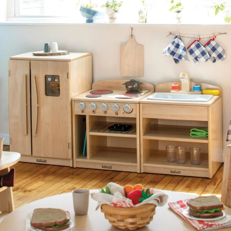 Premium Solid Maple Toddler Kitchen Units