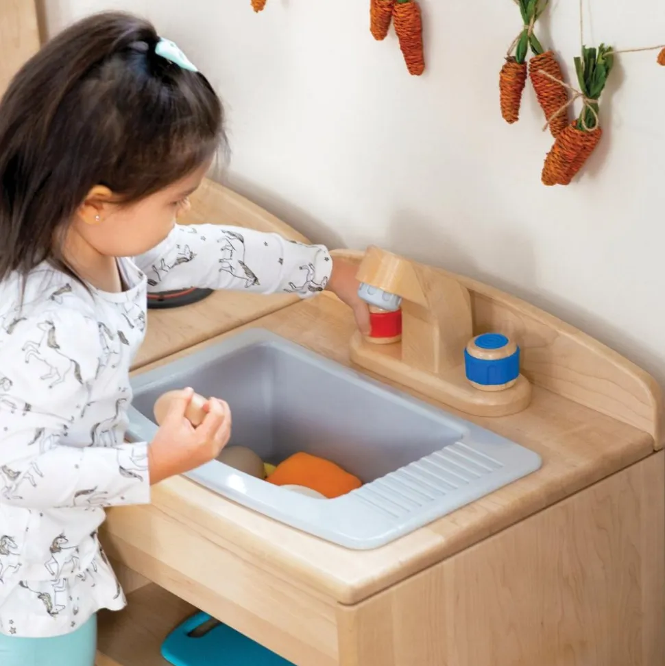 Premium Solid Maple Toddler Kitchen Units