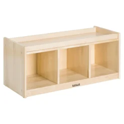 Premium Solid Maple Toddler Pull-Up Storage