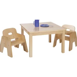 Premium Solid Maple Toddler Table & Chair Set