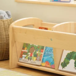 Premium Solid Maple Tot Explorer Storage