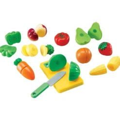 Pretend Play Sliceable Fruits and Veggies 23 Pieces