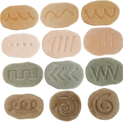 Pre-Writing Stones 12 Pieces