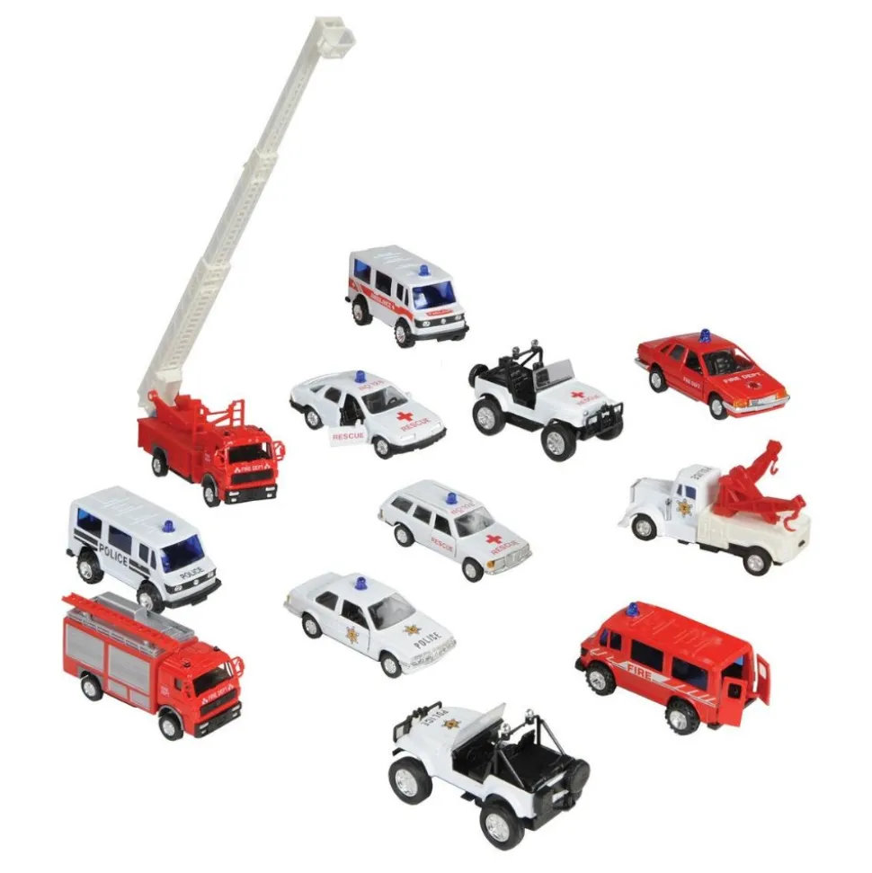 Pullback Emergency Vehicles Set of 12