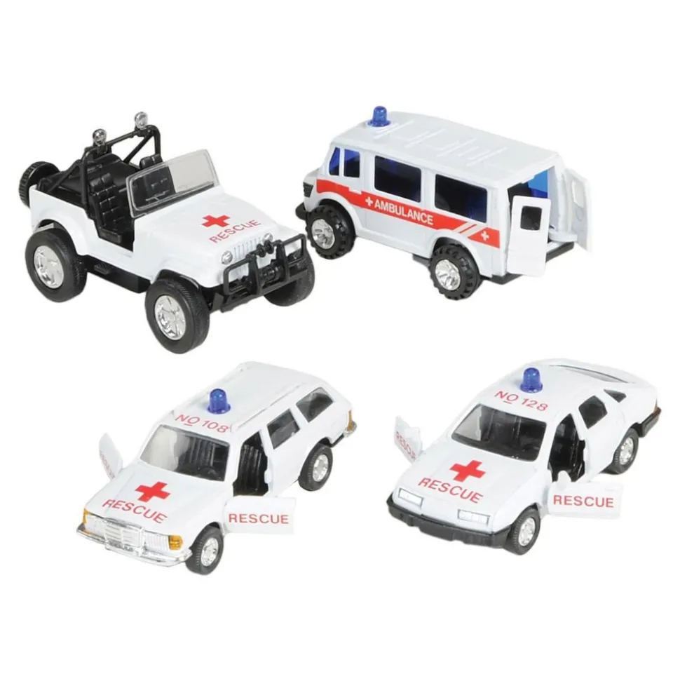 Pullback Emergency Vehicles Set of 12