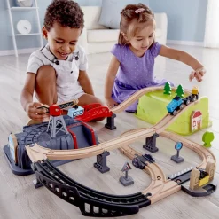 Railway Bucket Builder Set with Train and Tracks