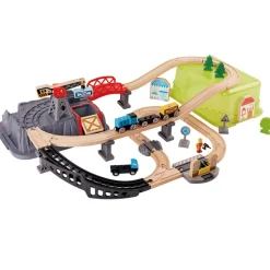 Railway Bucket Builder Set with Train and Tracks