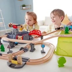Railway Bucket Builder Set with Train and Tracks