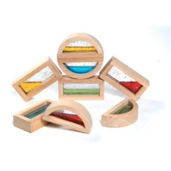 Rainbow Shimmering Water Blocks 8 Pieces