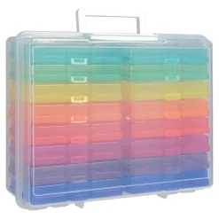 Rainbow Sorting Boxes with Cases