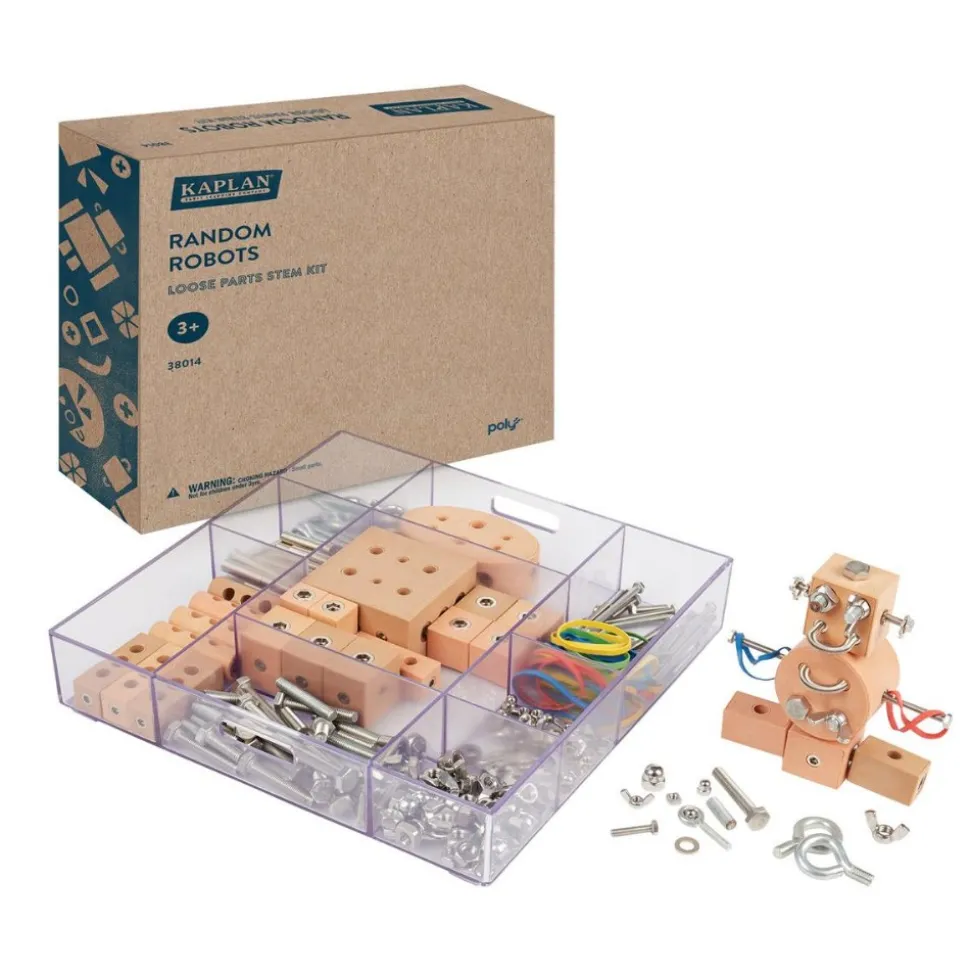 Random Robots: Loose Parts STEM Kit 400 Pieces
