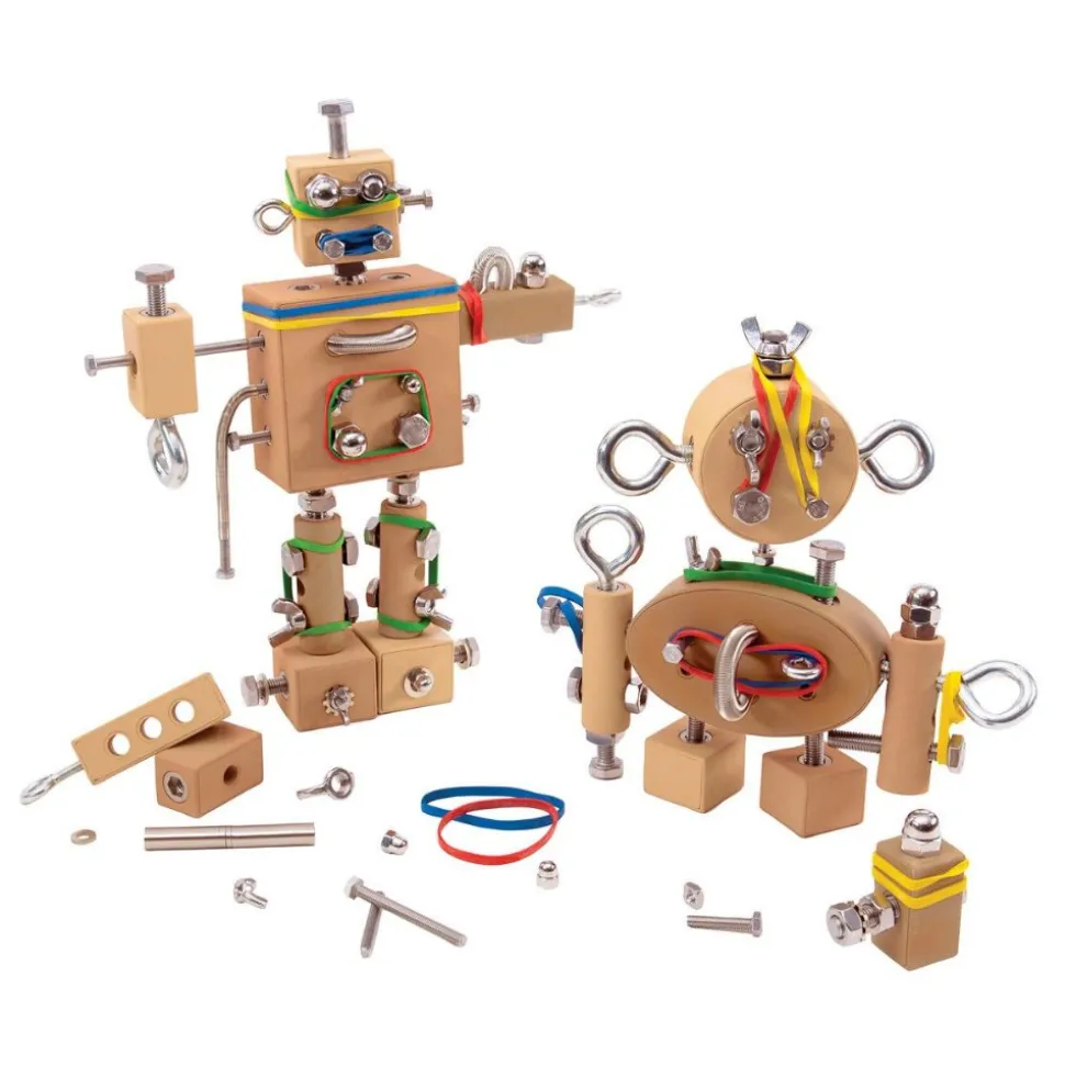 Random Robots: Loose Parts STEM Kit 400 Pieces