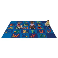 Reading Letters Rug Rectangle