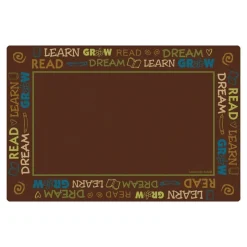 Read to Dream Border Rug Nature Rectangle