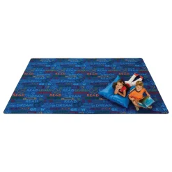 Read to Dream Pattern Rug 6' x 9' Rectangle