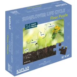 Realistic Animal and Plant Life Cycle Floor Puzzles