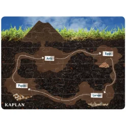 Realistic Animal and Plant Life Cycle Floor Puzzles