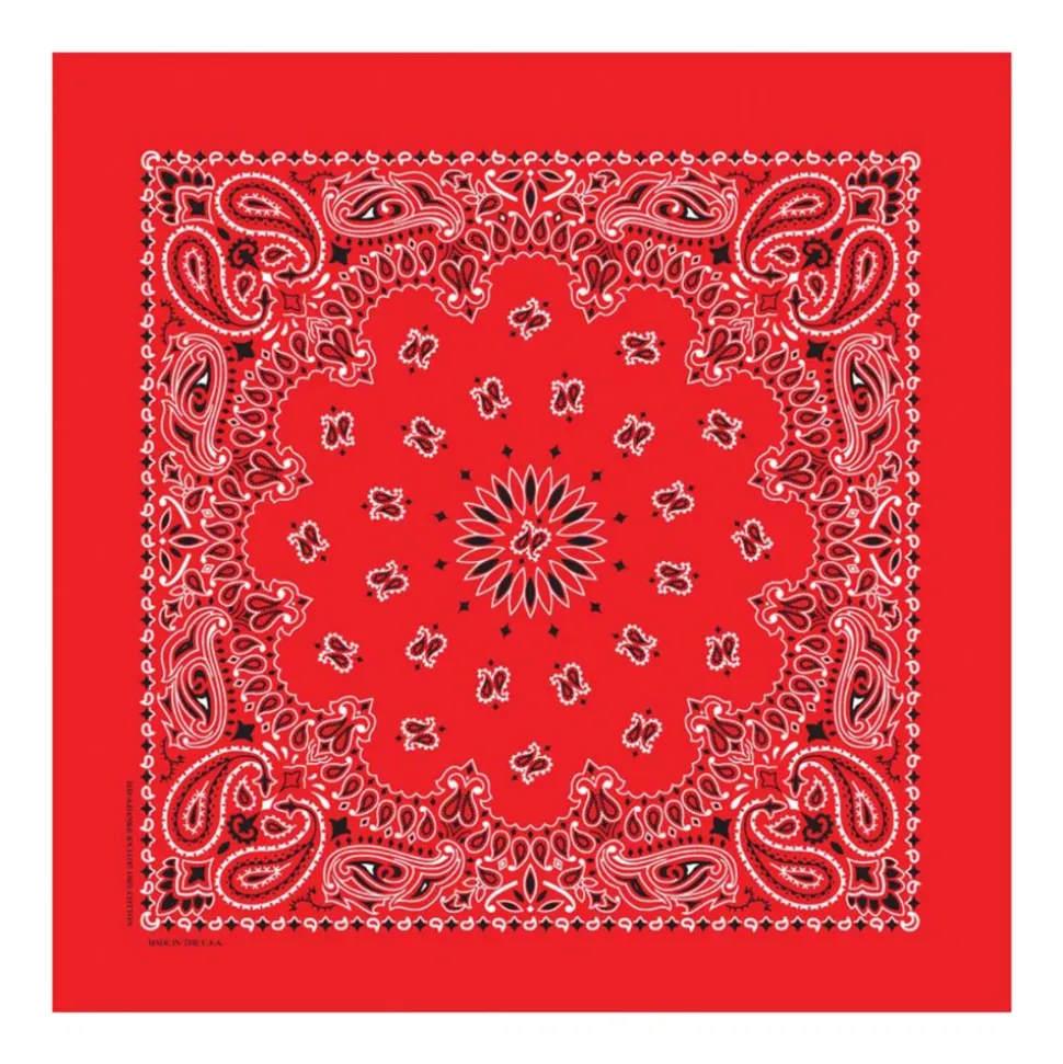 Red Bandana Set of 10