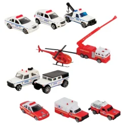 Rescue Vehicles Set of 10