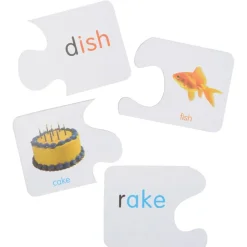 Rhyming and Learning First Words Match and Learn Puzzles