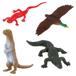 River Animal Minis Set of 10