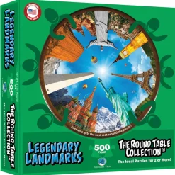 Round Table Puzzle Landmarks 500 Pieces