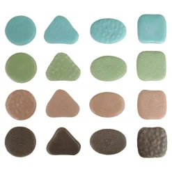 Rustic Textured Sorting Stones