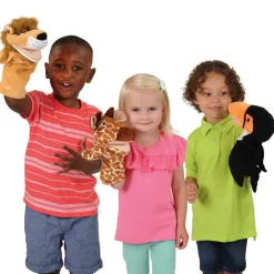 Safari Animal Puppets Set of 6