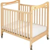 Safe & Sound™ Fixed Side Clearview Compact Crib
